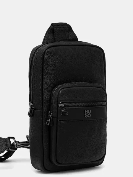 Рюкзак HUGO малий однотонний чорний