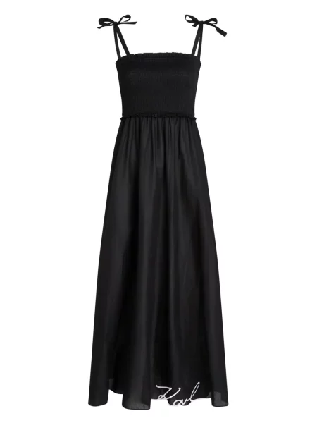 Rochie maxi Karl Lagerfeld de costum negru