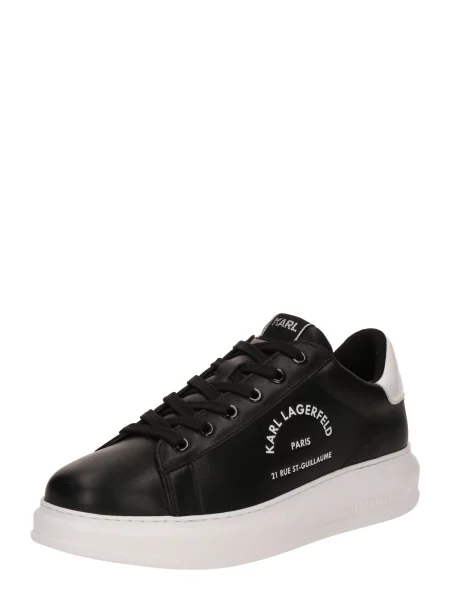 Karl Lagerfeld De piele sneakers KAPRI alb