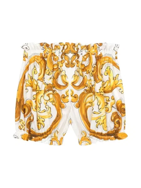 Szorty dziecięce Dolce And Gabbana żółte