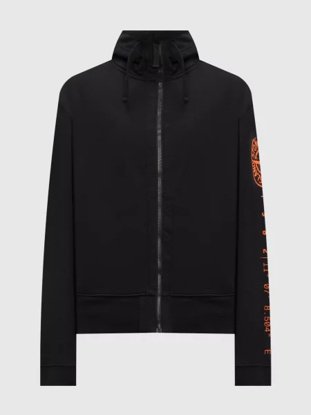 Куртка Stone Island с принтом черная