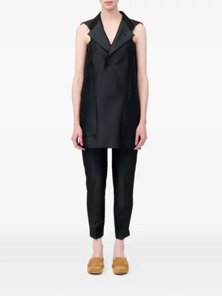 Αμάνικο γιλέκο Mm6 Maison Margiela μαύρο