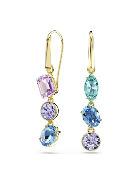 Kolczyki Swarovski drapowane z drapu