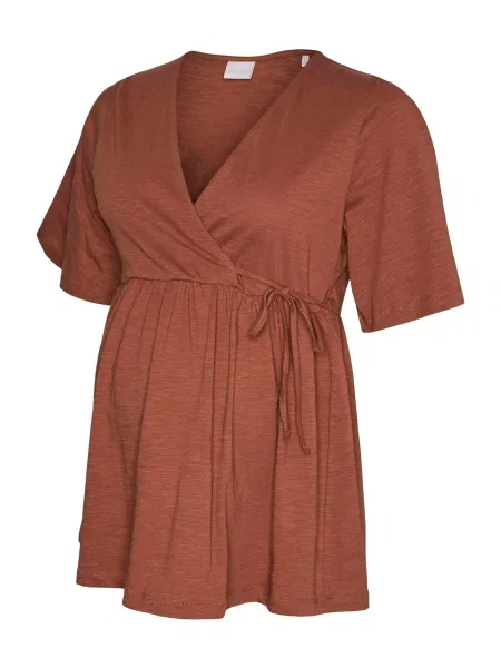 MAMALICIOUS Majica MLKALYNA rjasto rjava