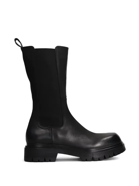 Botine Elena Iachi din piele negru