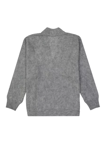 Sweter Brunello Cucinelli wełniany szary