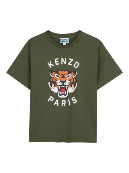 Dětské tričko Kenzo zelené