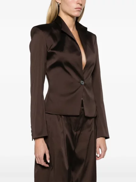 Bunda Brandon Maxwell hnedá