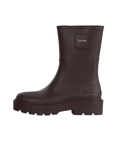 Calvin Klein Cizme de cauciuc maro