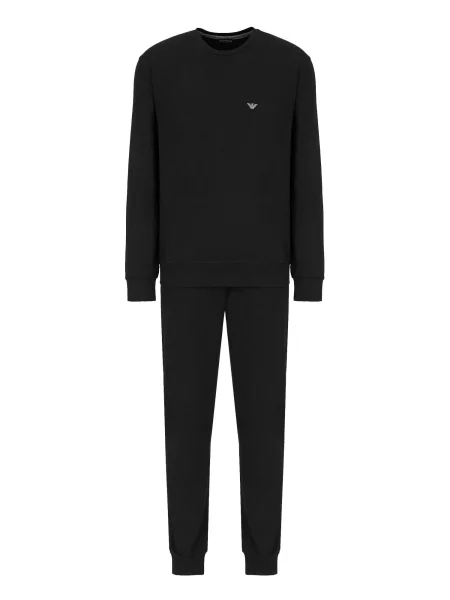 Emporio Armani Pijama lungă negru