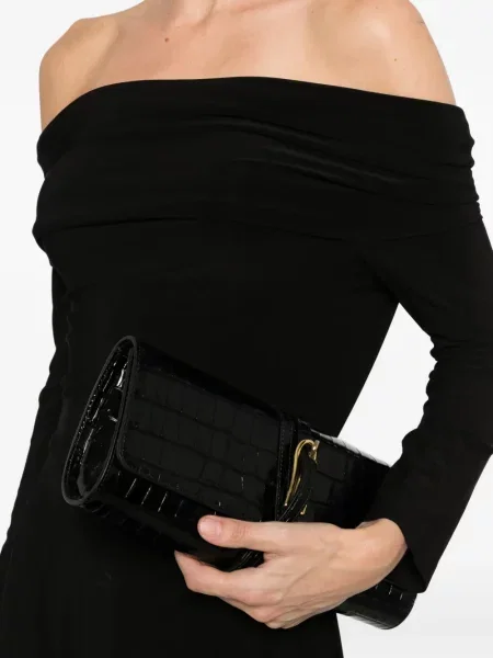Rochie midi Norma Kamali negru