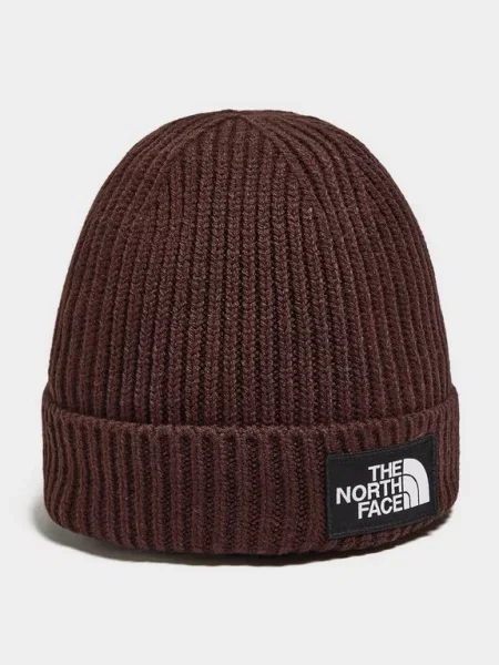 The North Face Čepice Tnf Logo Box Cuffed Bne bílý