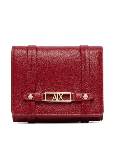 Armani Exchange Portfel czerwony