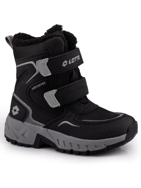 Buty dziecięce zimowe śniegowce Lotto ALSTYNE TEX K czarne
