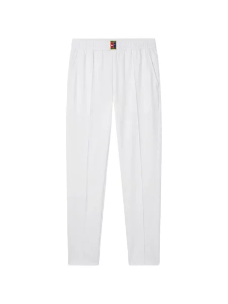 Pantaloni Nike alergare cu autograf alb