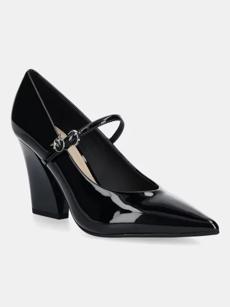 Обувки с дебел Pinko Viola 01 с дебел черно