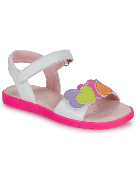Szandál Geox J Sandal Joyfoot Gir S fehér