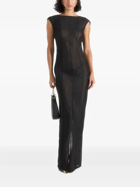 Rochie maxi Manière De Voir negru