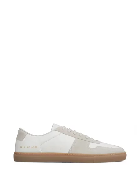 Sneakerși Common Projects din piele alb