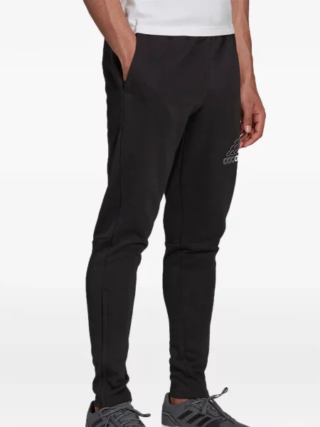 Megfordítható fleece nadrág Adidas autogrammal fehér