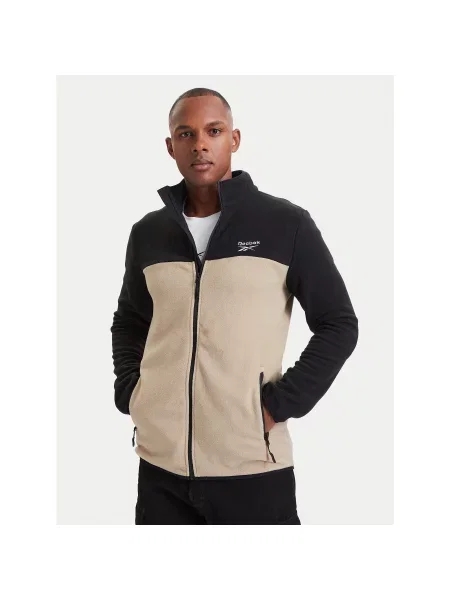 Fleece φλις φούτερ Reebok μπεζ