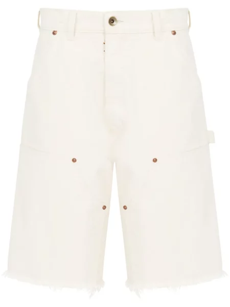 Džínové šortky Maison Margiela bílé