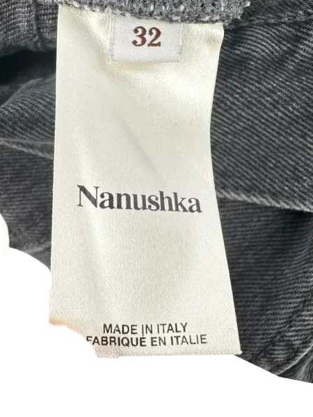 Decupat blugi Nanushka negru