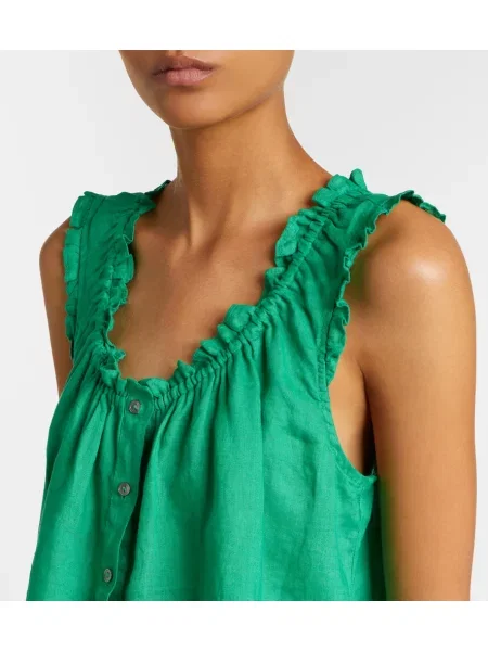 Top Velvet de in verde