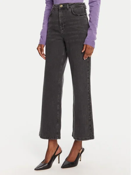 LOLA CASADEMUNT Blugi Wide Leg gri