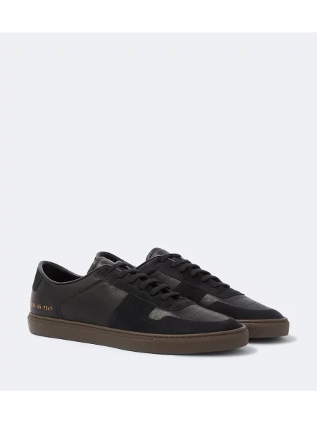 Sneakerși Common Projects din piele de căprioară negru