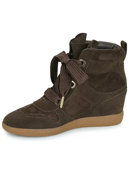Členkové topánky Steve Madden hnedá