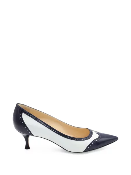 Pantofi cu toc Manolo Blahnik albastru