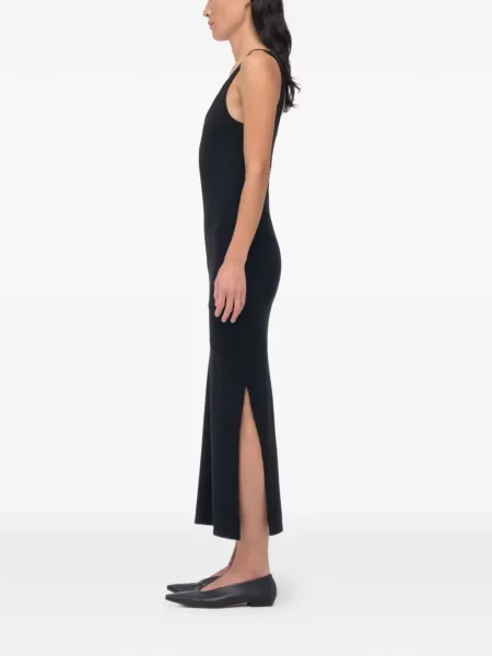 Rochie Another Tomorrow asimetrică negru