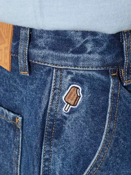 Pantaloni scurți din denim Icecream albastru