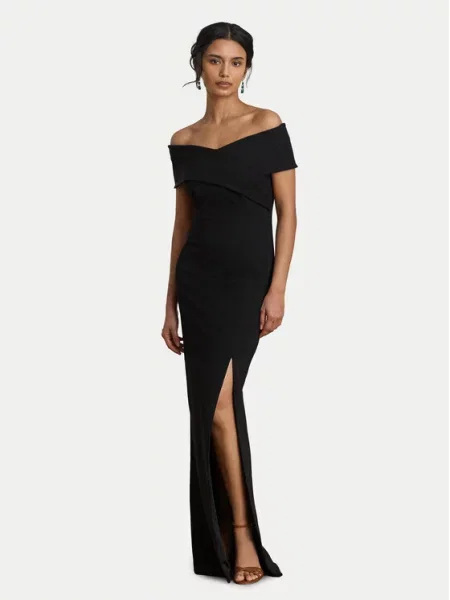 LAUREN RALPH LAUREN Φόρεμα βραδινό μαύρο