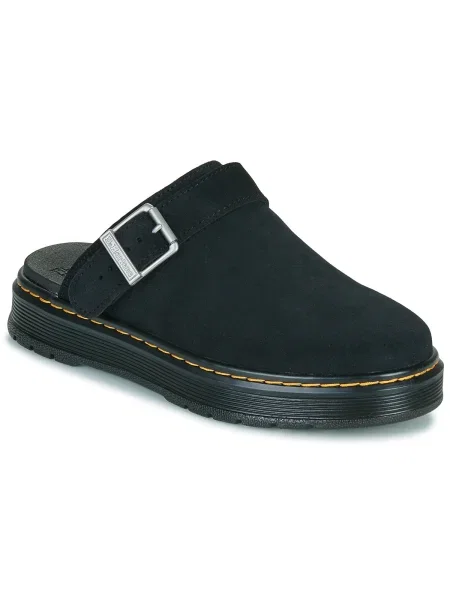 Semišové tenisky Dr. Martens čierna