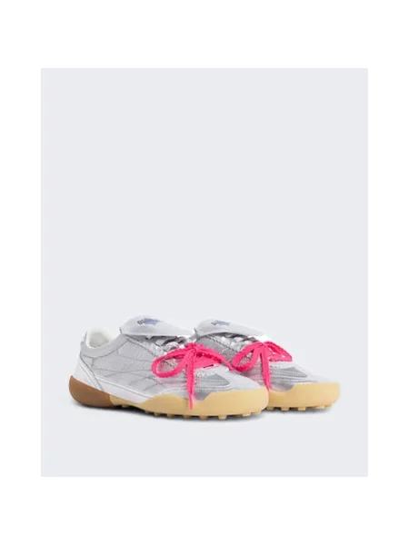 Sneakersy Dsquared2 sznurowane szare