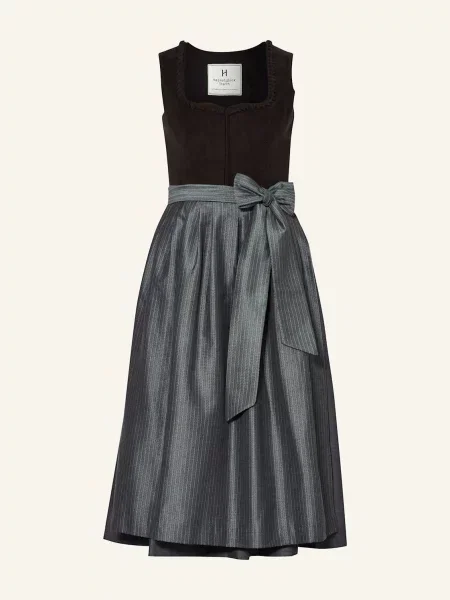 Heimatglück Tracht Sukienka Bawarska Franka grau szara