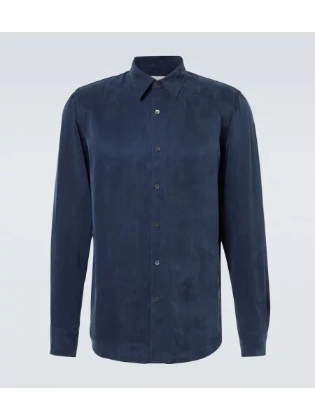 Cămașă Dries Van Noten albastru