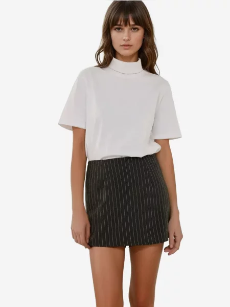 Hiccup Sukně tmavě / offwhite šedá