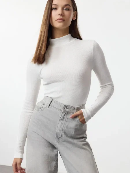Trendyol Tricou deschis bej