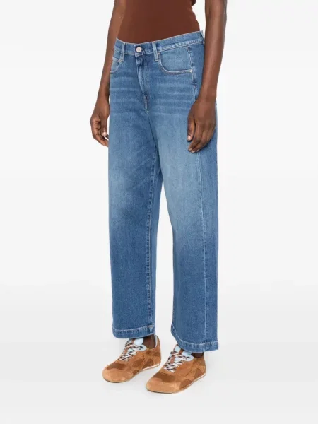 Široké džíny Ag Jeans modré