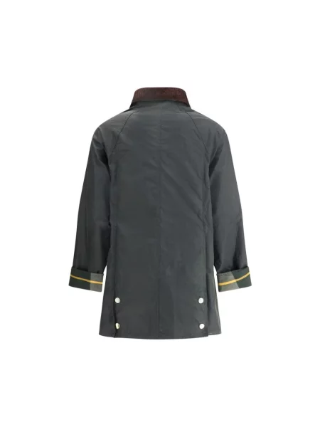 Woskowana parka Barbour zielona