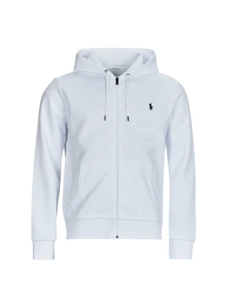 Pletená mikina na zips Polo Ralph Lauren biela