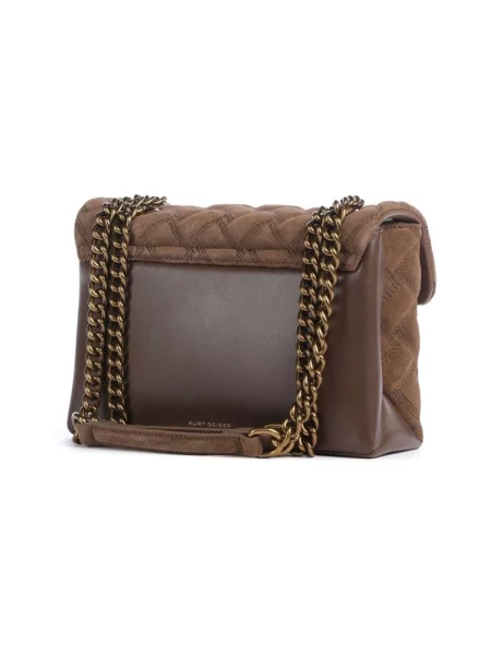 Crossbody kabelka Kurt Geiger London hnedá