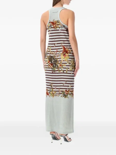 Rochie maxi Jean Paul Gaultier cu dungi de costum