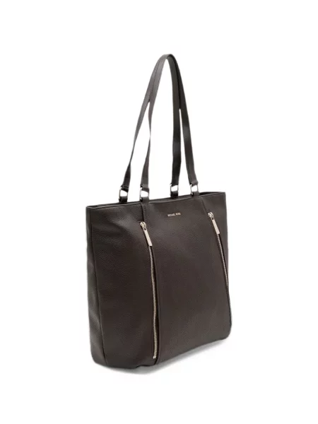 Shopper torbica Michael Michael Kors s printom s leopard uzorkom smeđa