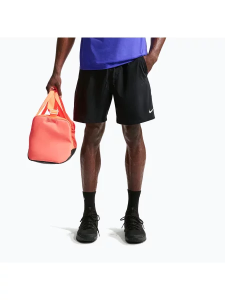 Pantaloni scurți de antrenament pentru bărbați Nike Form Dri-Fit Versatile 7" black/white alb