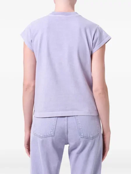 Koszulka Agolde fioletowa