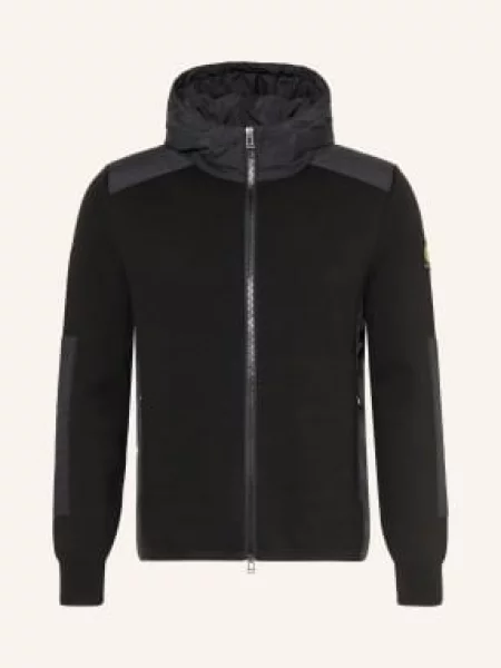 Belstaff Kurtka Typu Blouson Console Z Mieszanki Materiałów schwarz czarna